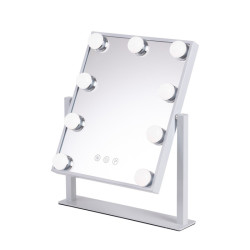 Miroir de maquillage éclairé LED 4200ºK 30x36Cm Blanc30.000H [SUN-KRS300360-W]