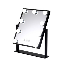 Miroir de maquillage éclairé LED 4200ºK 30x36Cm Noir 30.000H [SUN-KRS300360-B]