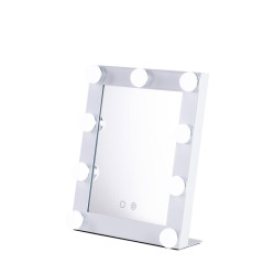 Miroir de maquillage éclairé LED 4200ºK 25x29Cm Blanc30.000H [SUN-KRS250290-W]